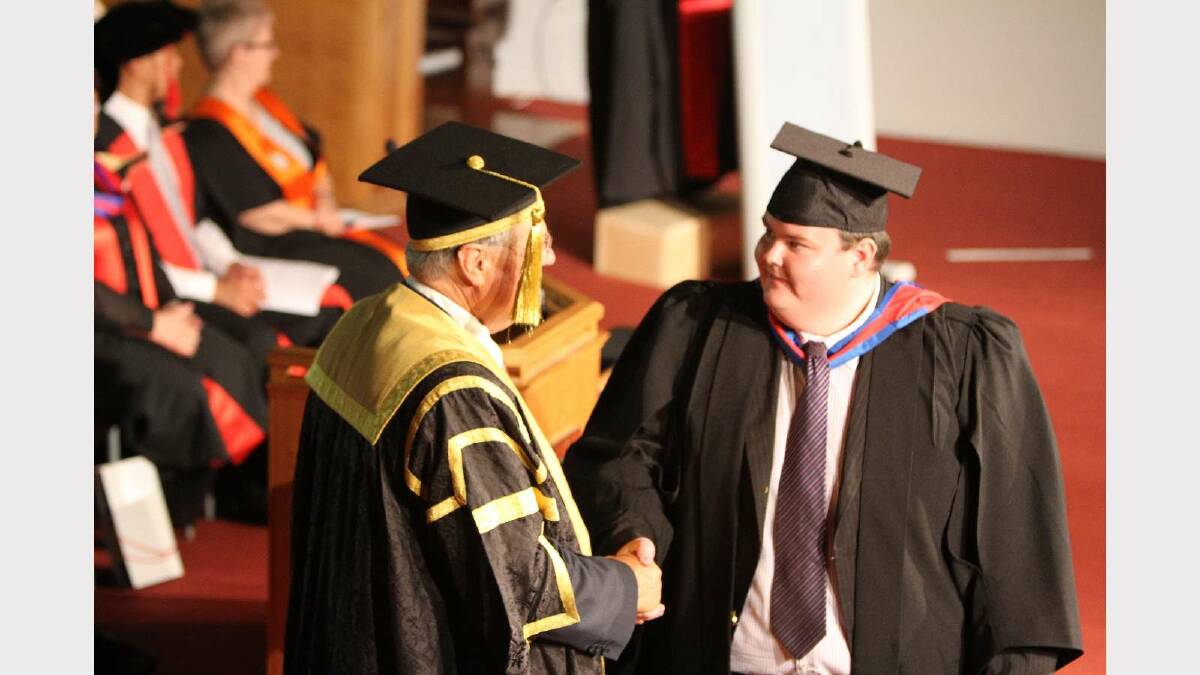 Graduating from Charles Sturt University with a Bachelor of Business (Accounting) is James Sheehan. Picture: Daisy Huntly