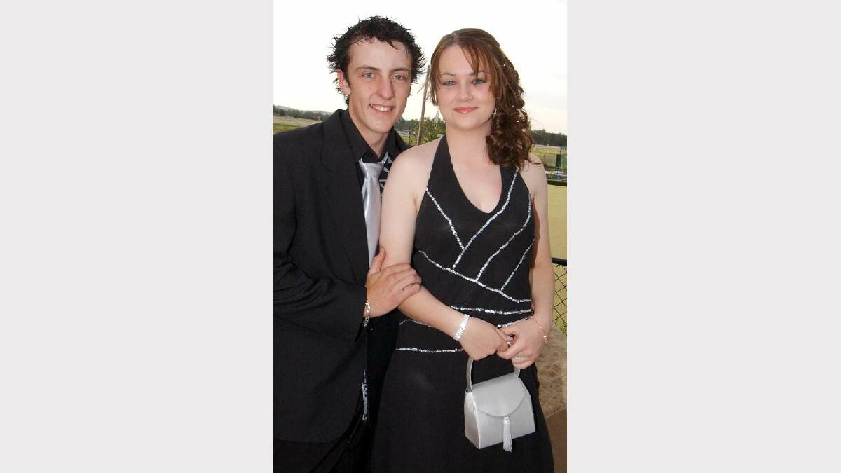 Marc Lander and Amanda Cross at The Riverina Anglican College (TRAC) Year 10 formal in 2004. Picture: Les Smith
