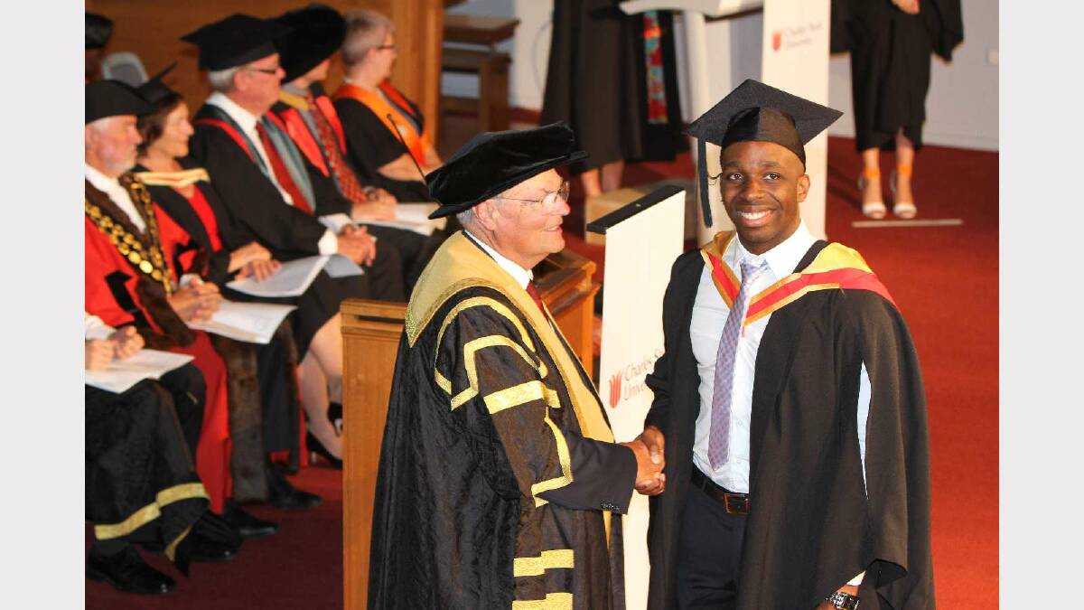 Graduating from Charles Sturt University with a Bachelor of Oral Health (Therapy/Hygiene) is Rhema Ndukwe. Picture: Daisy Huntly