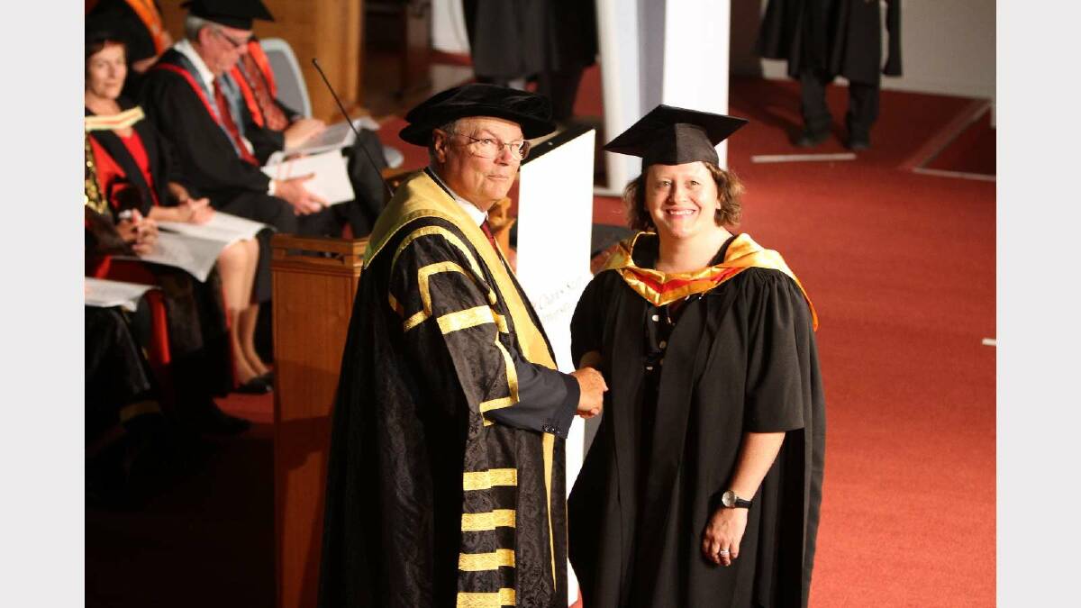 Graduating from Charles Sturt University with a Master of Medical Science (Pathology) is Belinda Brown. Picture: Daisy Huntly