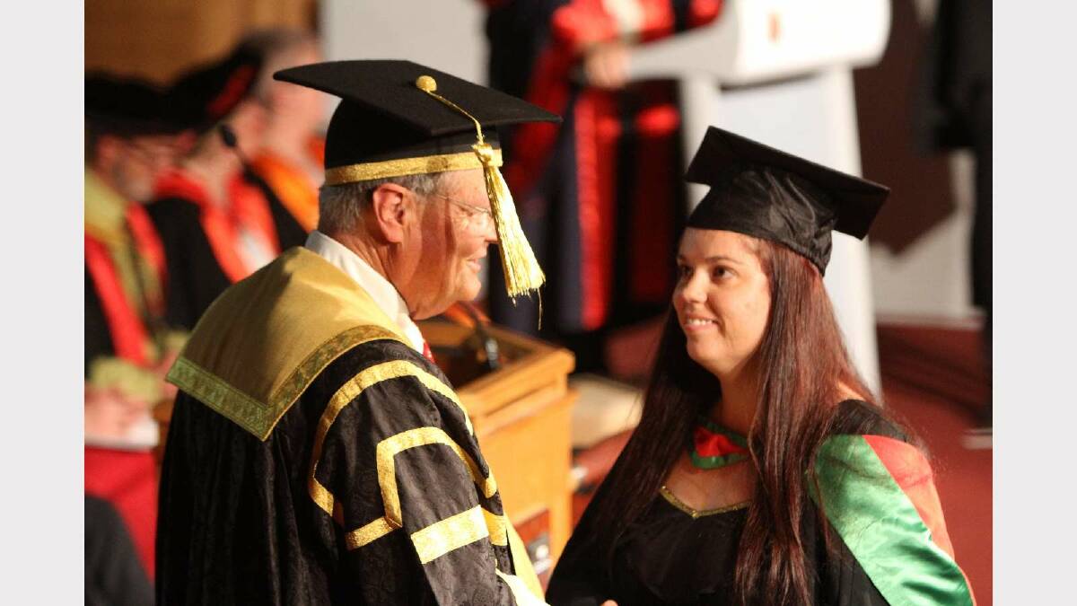 Graduating from Charles Sturt University with a Bachelor of Education (Primary) is Hannah Booby. Picture: Daisy Huntly