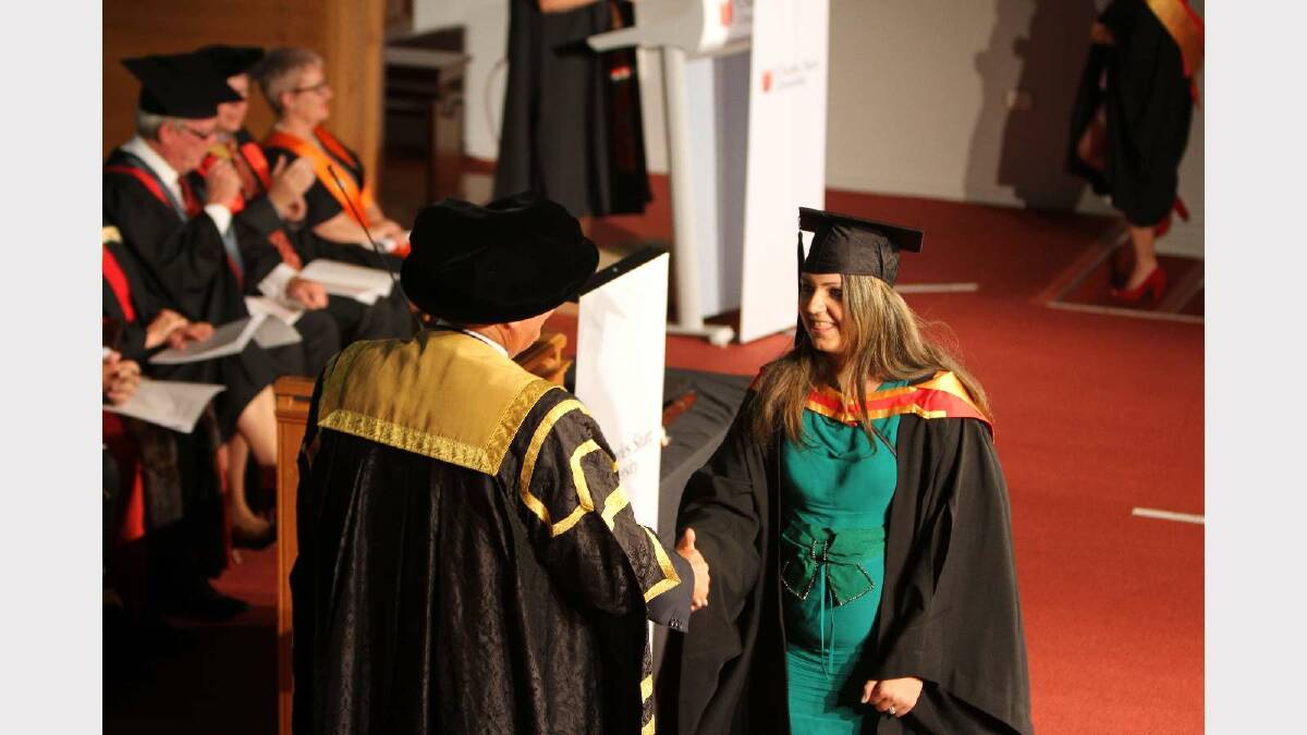 Graduating from Charles Sturt University with a Bachelor of Oral Health (Therapy/Hygiene) is Lyana Tanny. Picture: Daisy Huntly