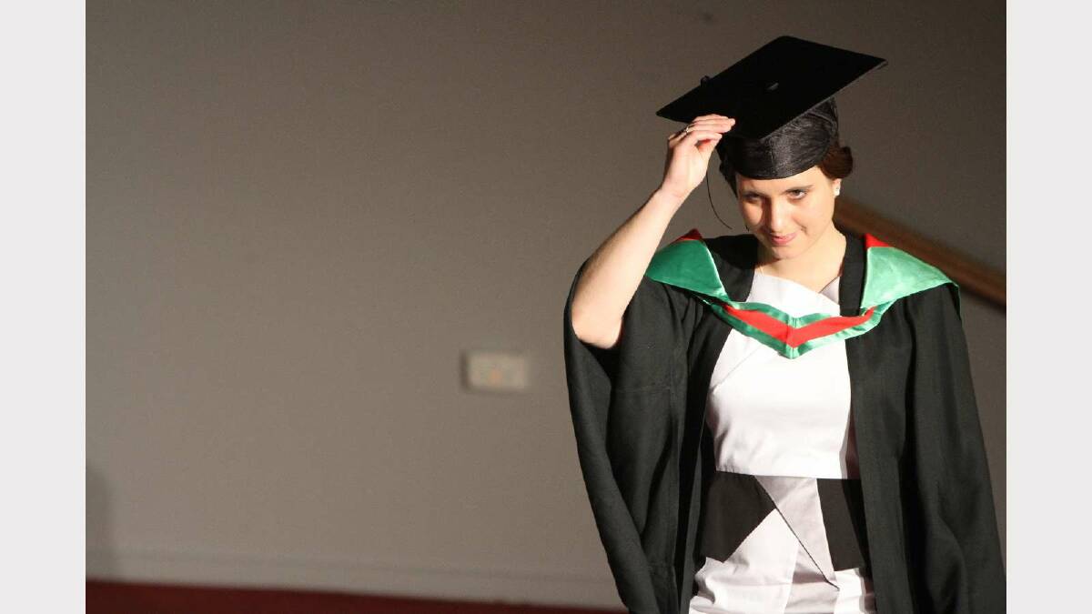 Graduating from Charles Sturt University with a Bachelor of Teaching (Birth to 5 years) is Jessica Liersch. Picture: Daisy Huntly