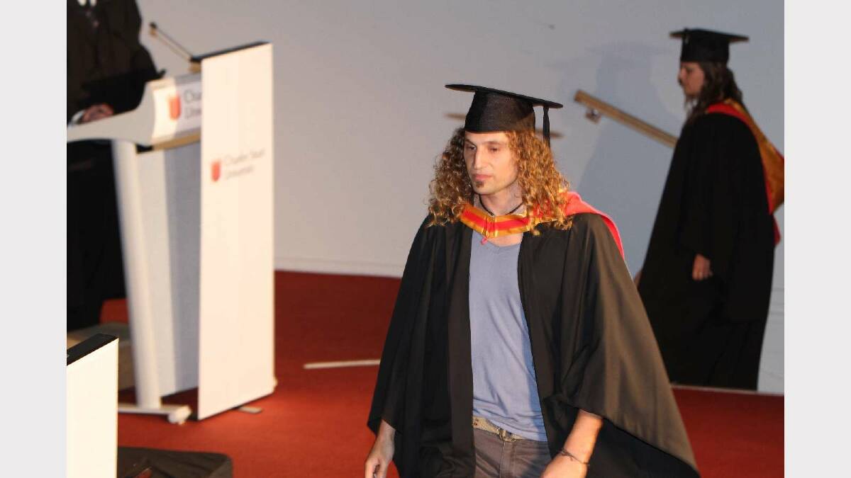 Graduating from Charles Sturt University with a Bachelor of Medical Radiation Science (Medical Imaging) is Mark Giles. Picture: Daisy Huntly