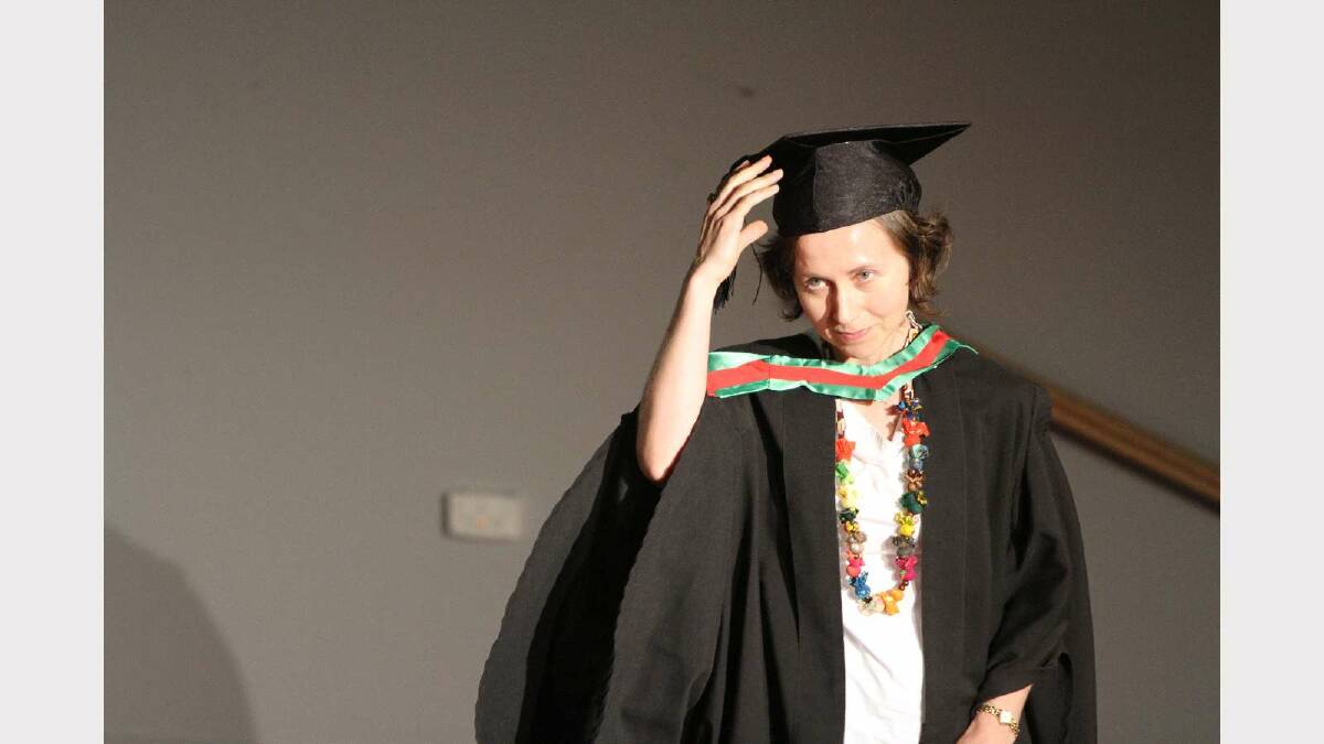 Graduating from Charles Sturt University with a Bachelor of Teaching (Primary) is Kelly Ryan-Clark. Picture: Daisy Huntly