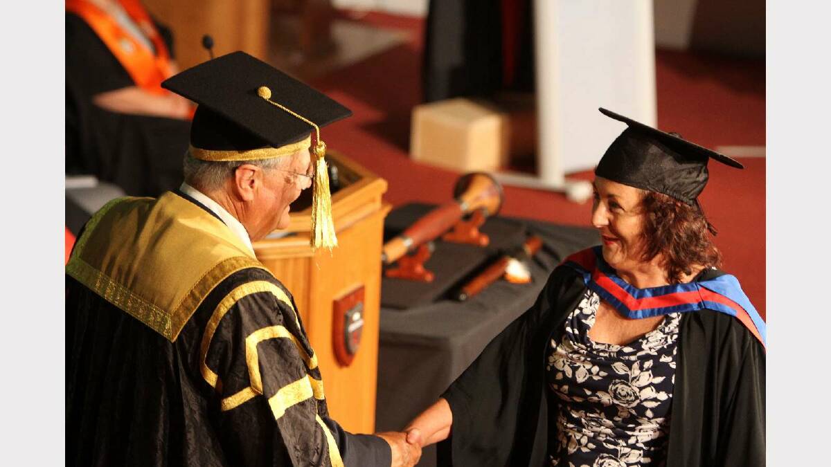 Graduating from Charles Sturt University with a Bachelor of Business (Business Management) is Deirdre Wilson. Picture: Daisy Huntly