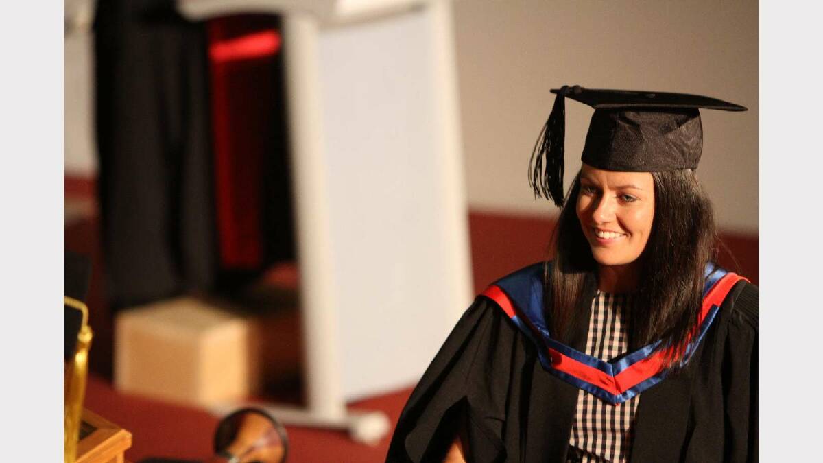 Graduating from Charles Sturt University with a Bachelor of Business (Accounting) is Amanda Smith. Picture: Daisy Huntly