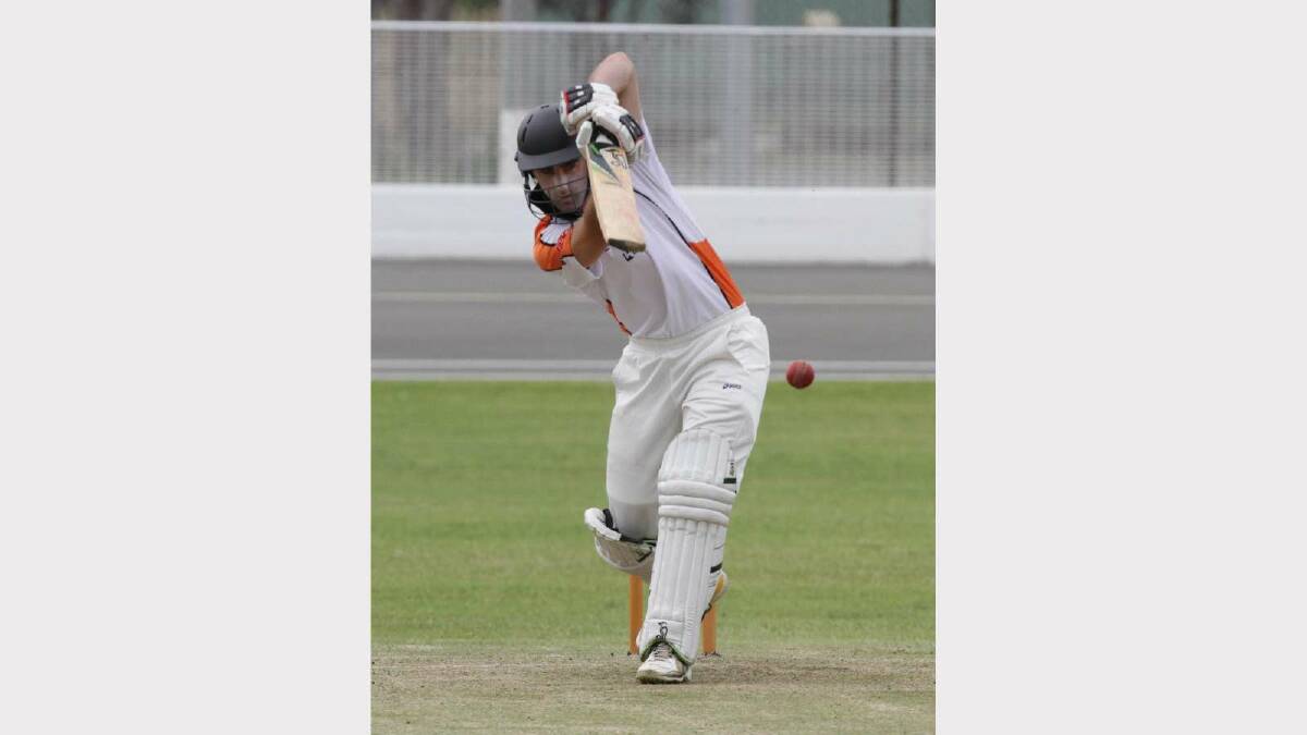 CRICKET: Wagga RSL v Wagga City at Wagga Cricket Ground. Wagga RSL batsman Will Silver. Picture: Les Smith