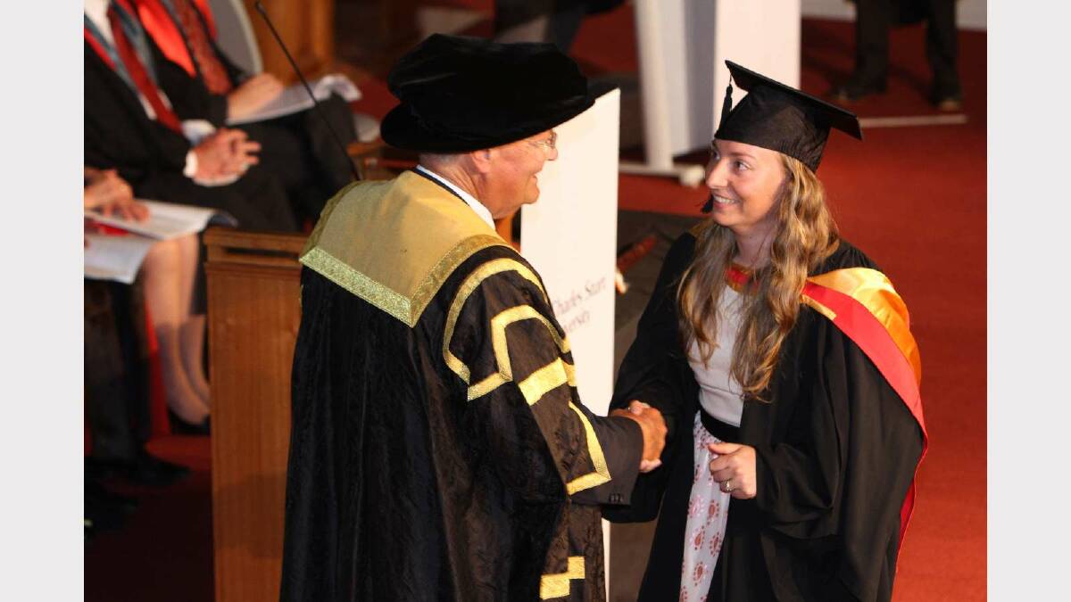 Graduating from Charles Sturt University with a Bachelor of Health Science (complementary medicine) is Amelia Grieve. Picture: Daisy Huntly