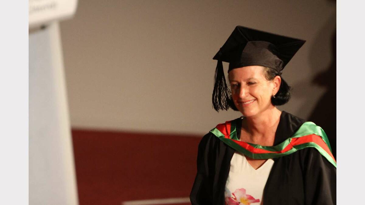 Graduating from Charles Sturt University with a Master of Education (Teacher Librarianship) is Vanessa Hardy. Picture: Daisy Huntly