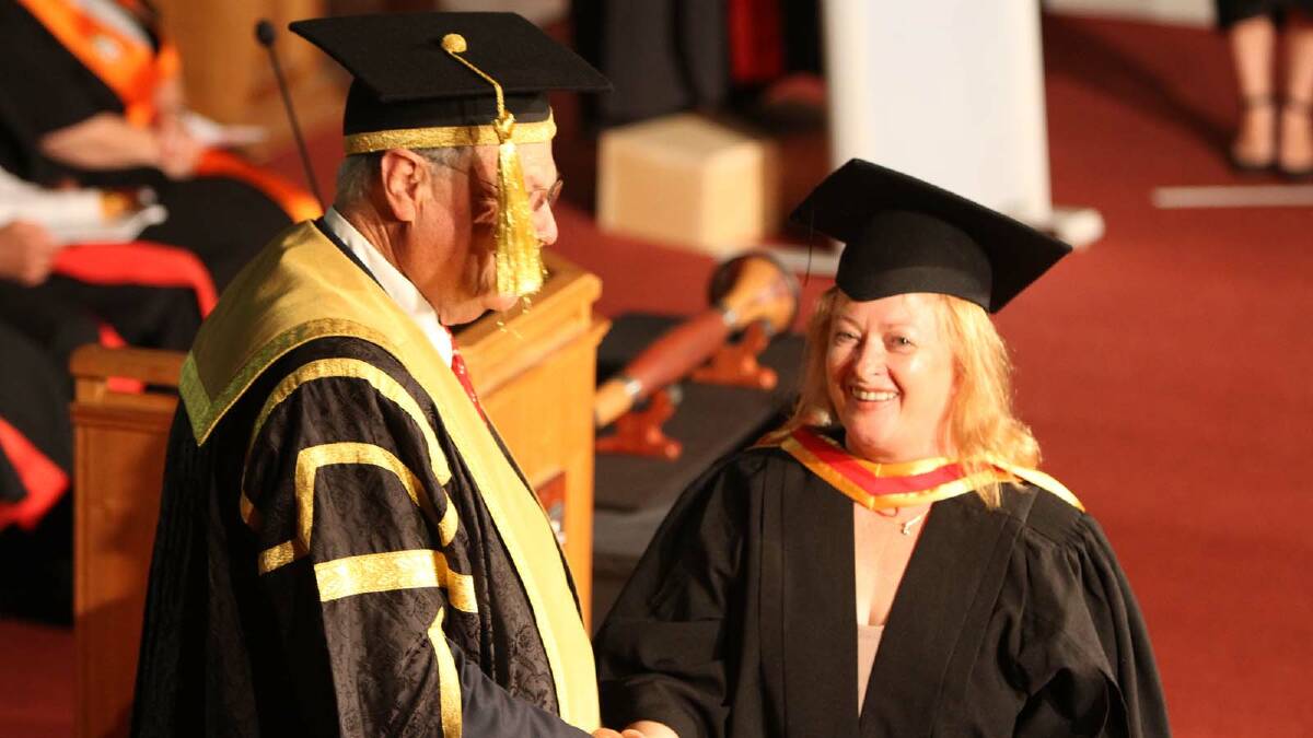Graduating from Charles Sturt University with a Bachelor of Business (Accounting) is Priscilla Hester. Picture: Daisy Huntly