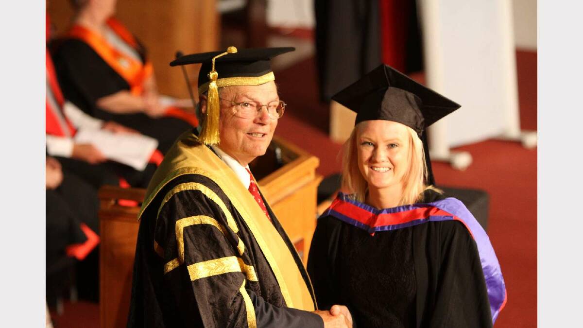 Graduating from Charles Sturt University with a Bachelor of Business (Accounting) is Leah Byrne. Picture: Daisy Huntly
