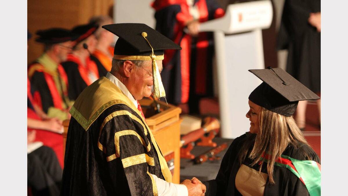 Graduating from Charles Sturt University with a Bachelor of Education (Primary) is Heidi Brown. Picture: Daisy Huntly