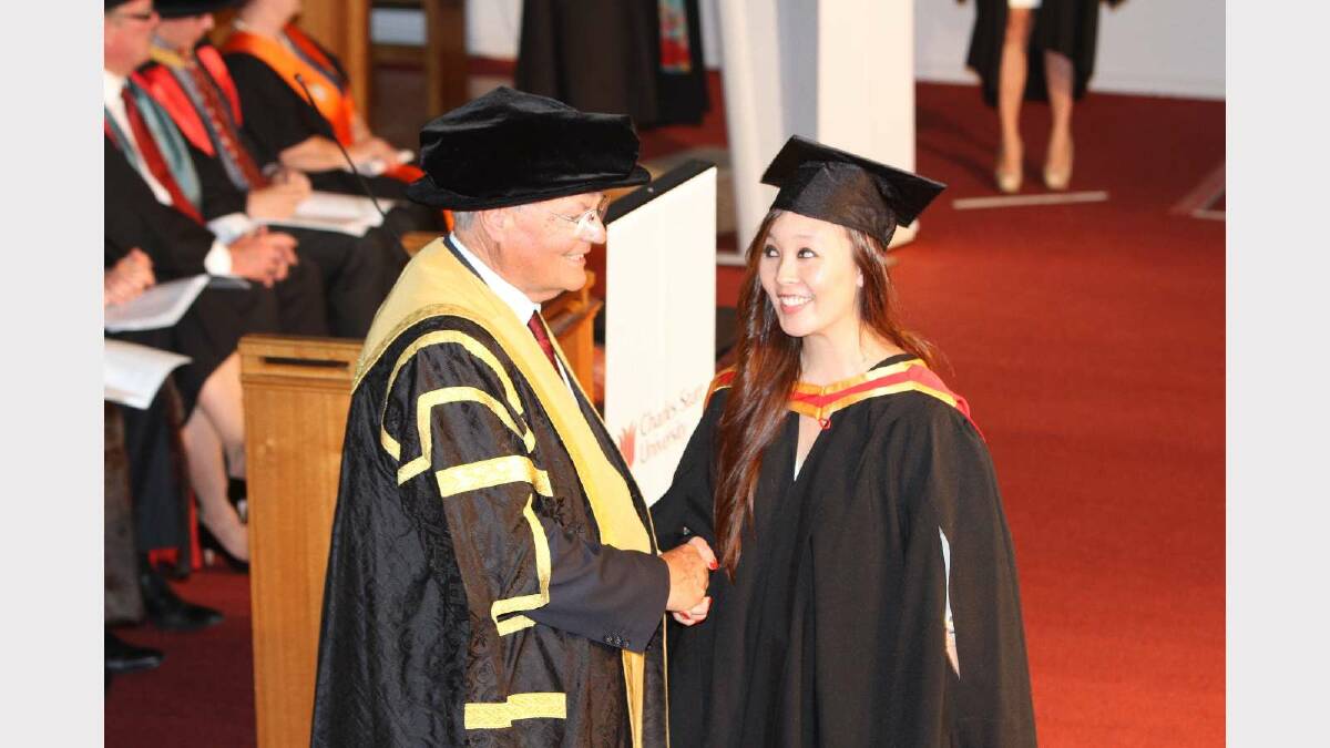 Graduating from Charles Sturt University with a Bachelor of Oral Health (Therapy/Hygiene) is Roonie Lai. Picture: Daisy Huntly