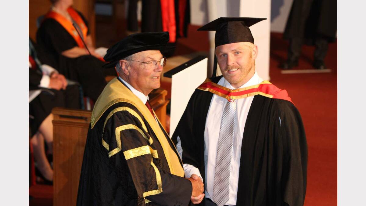 Graduating from Charles Sturt University with a Bachelor of Environmental Science is Nathaniel Barrett. Picture: Daisy Huntly