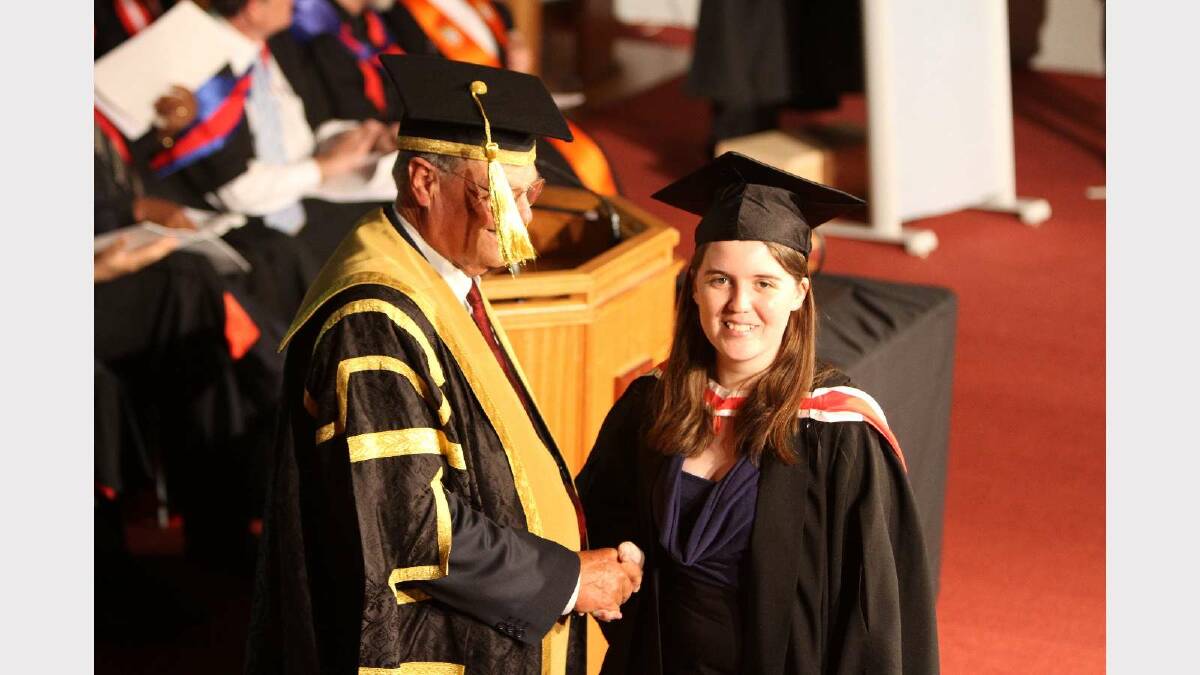 Graduating from Charles Sturt University with a Bachelor of Arts (Television Production) is Teagan Bartholomew. Picture: Daisy Huntly