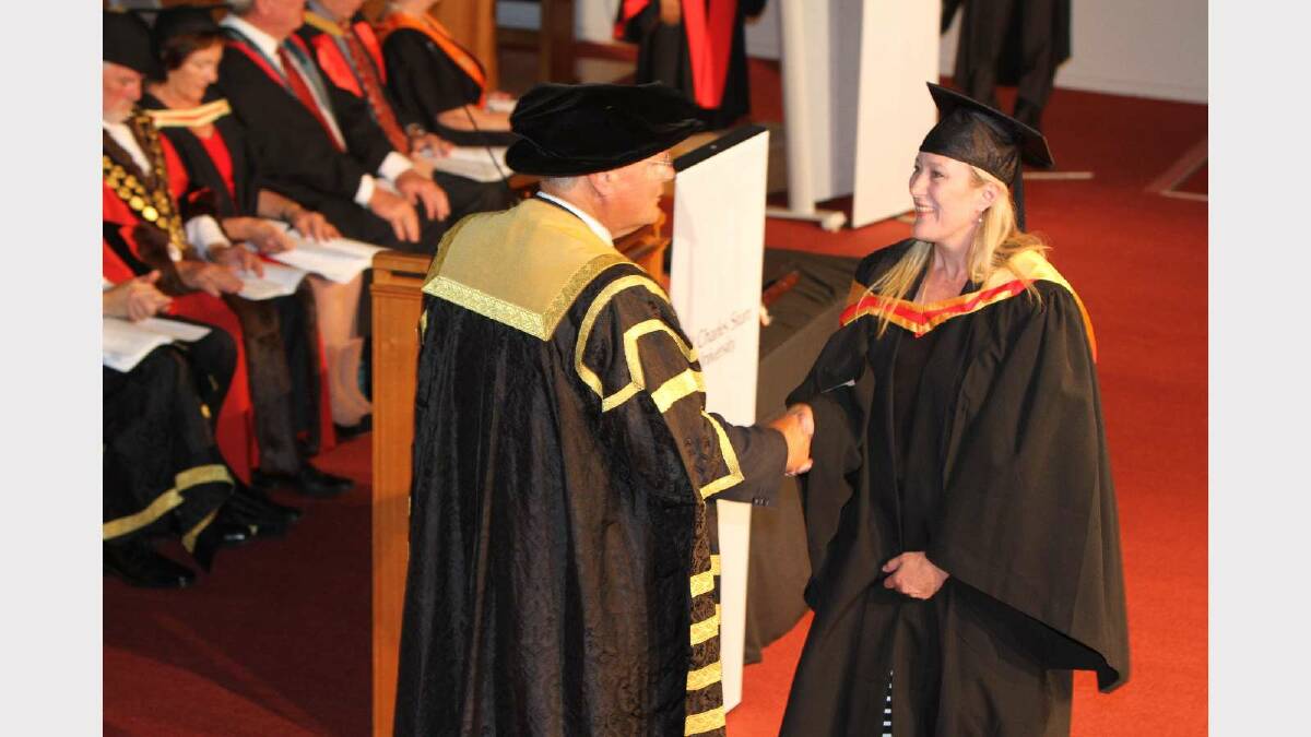 Graduating from Charles Sturt University with a Bachelor of Forensic Biotechnology is Lucinda Knight. Picture: Daisy Huntly