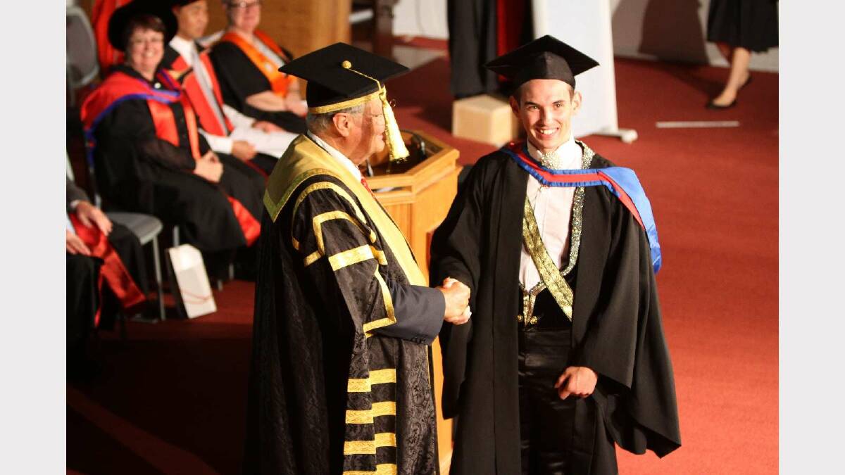 Graduating from Charles Sturt University with a Bachelor of Business Studies is Russell Nankervis. Picture: Daisy Huntly