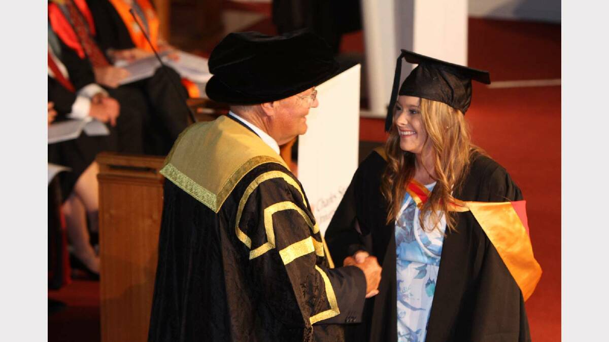 Graduating from Charles Sturt University with a Bachelor of Medical Radiation Science (Medical Imaging) is Nykita Moore. Picture: Daisy Huntly