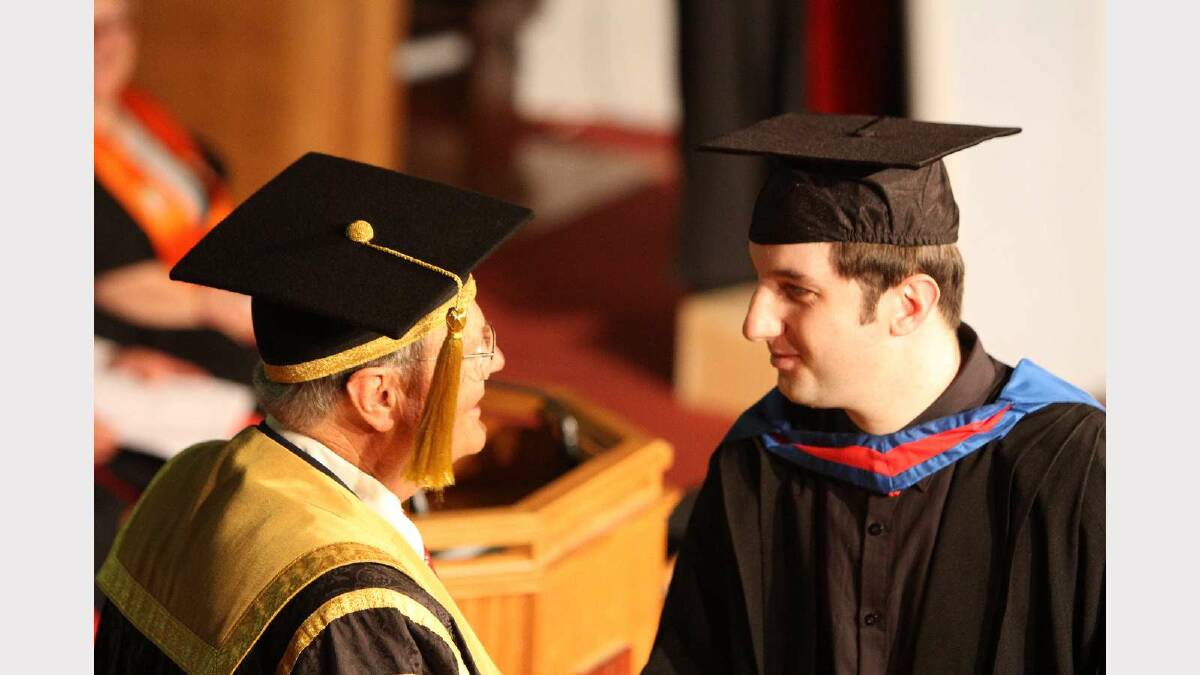 Graduating from Charles Sturt University with a Bachelor of Business Studies is Lucas Milan. Picture: Daisy Huntly