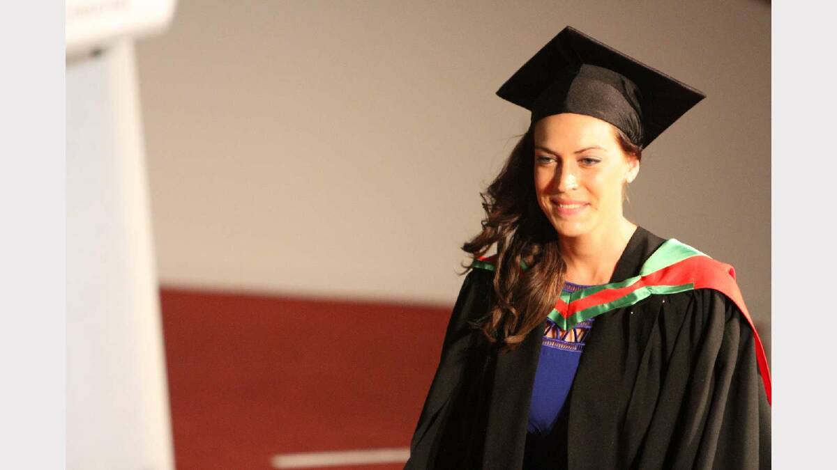 Graduating from Charles Sturt University with a Bachelor of Education (Primary) is Rachel Pisan. Picture: Daisy Huntly