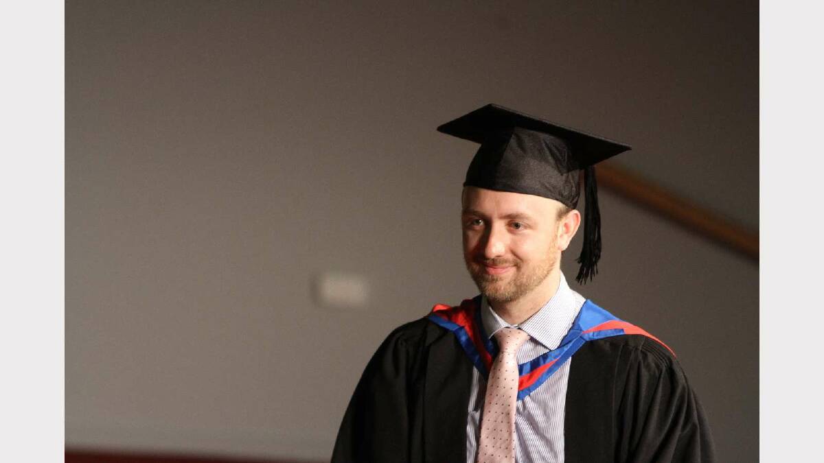 Graduating from Charles Sturt University with a Bachelor of Business (Accounting) is James Martel. Picture: Daisy Huntly