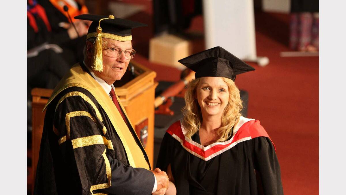 Graduating from Charles Sturt University with a Bachelor of Arts (Fine Arts) is Julie Perri. Picture: Daisy Huntly