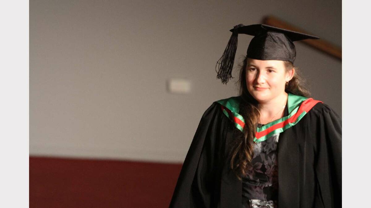 Graduating from Charles Sturt University with a Bachelor of Arts/Bachelor of Teaching (Secondary) is Rachel Smythe. Picture: Daisy Huntly