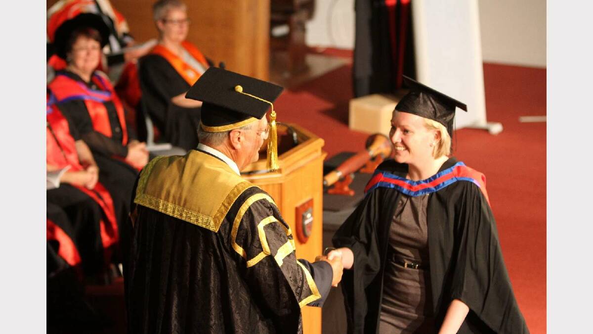 Graduating from Charles Sturt University with a Graduate Certificate in Small Business Management is Alicia Willis. Picture: Daisy Huntly