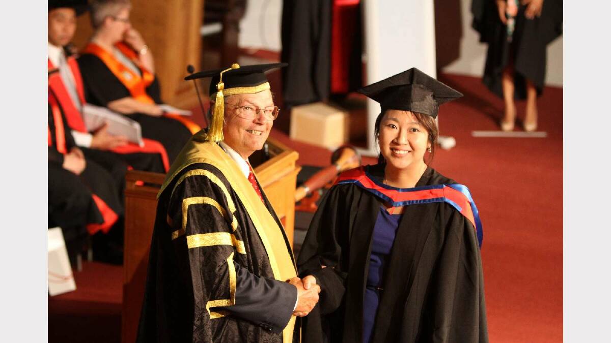 Graduating from Charles Sturt University with a Bachelor of Business (Accounting) is Jisu Kim . Picture: Daisy Huntly
