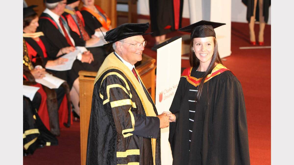 Graduating from Charles Sturt University with a Bachelor of Health Science (Nutrition and Dietetics) is Grace Allen. Picture: Daisy Huntly