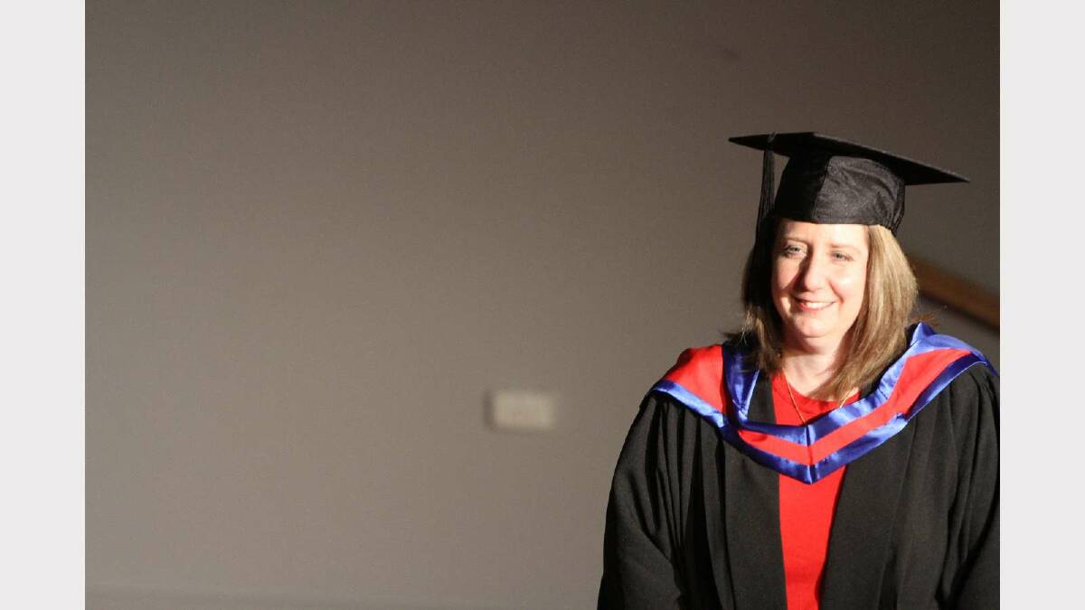 Graduating from Charles Sturt University with a Master of Professional Accounting is Lisa Harris. Picture: Daisy Huntly