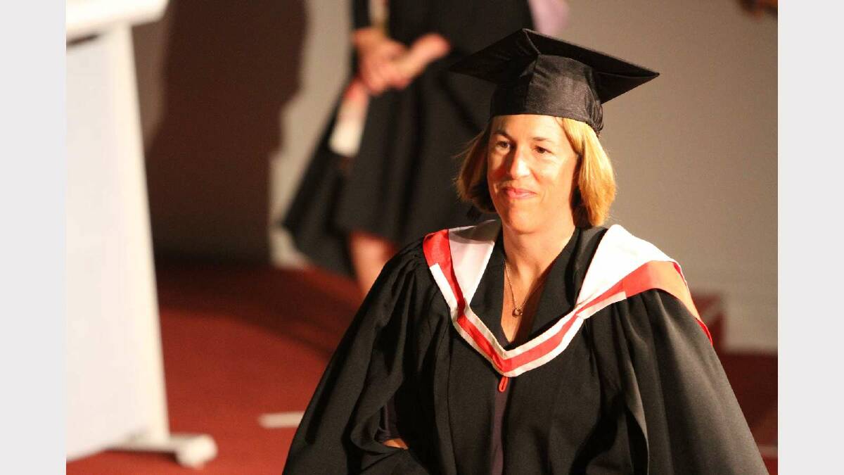 Graduating from Charles Sturt University with a Bachelor of Social Work is Catherine Moran. Picture: Daisy Huntly