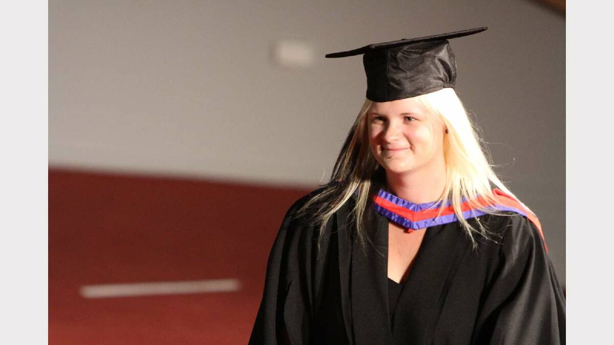 Graduating from Charles Sturt University with a Bachelor of Business (Human Resource Management) is Elizabeth Evans. Picture: Daisy Huntly