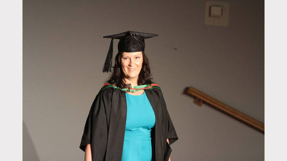Graduating from Charles Sturt University with a Master of Education (Teacher Librarianship) is Melissa Raulli. Picture: Daisy Huntly
