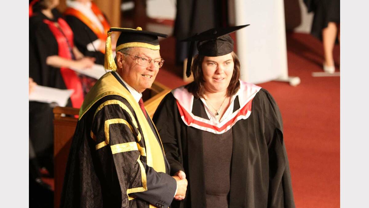 Graduating from Charles Sturt University with a Bachelor of Arts is Tanya-Gabrielle Astley. Picture: Daisy Huntly