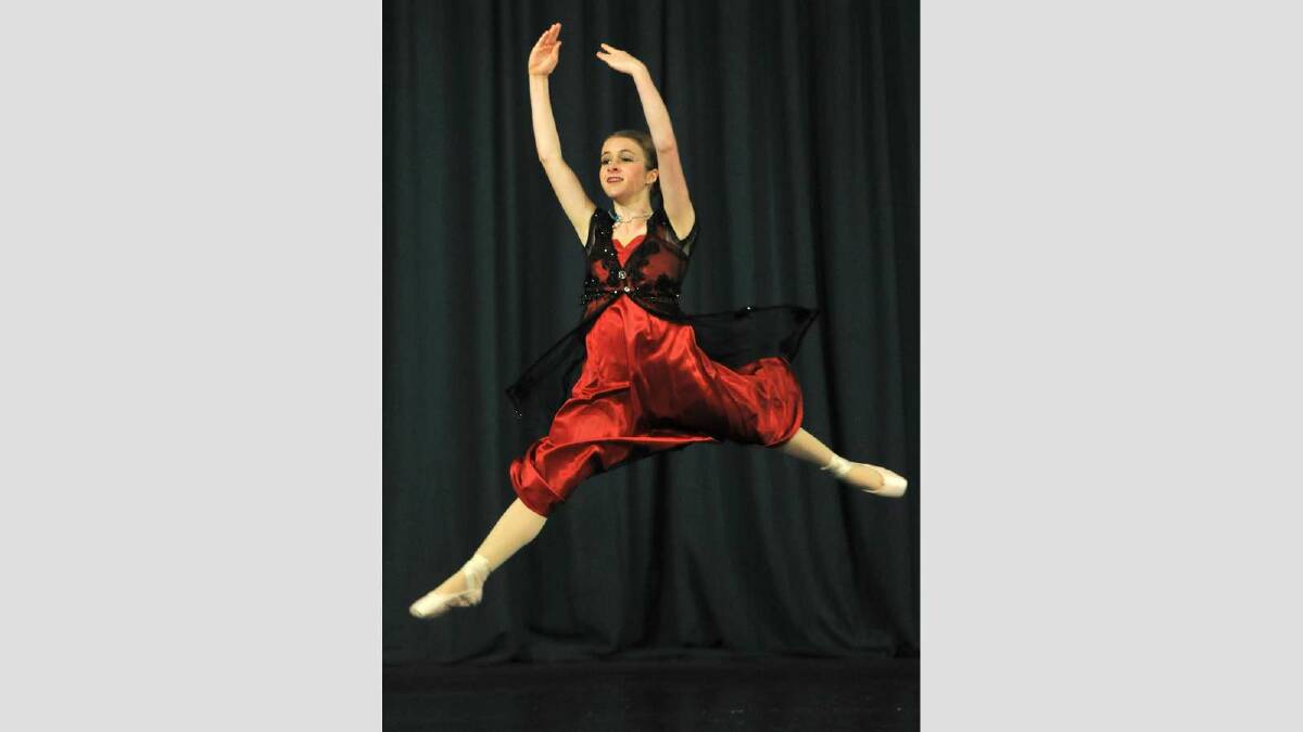 Classical ballet championship 13 and 14 years... Juliet Whyte of Albury. Picture: Les Smith
