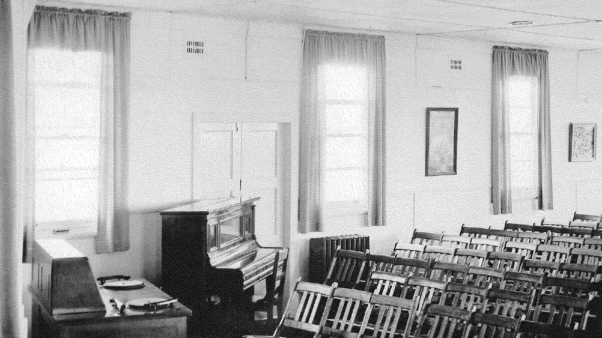 The campus's music room. Picture: Regional Archives