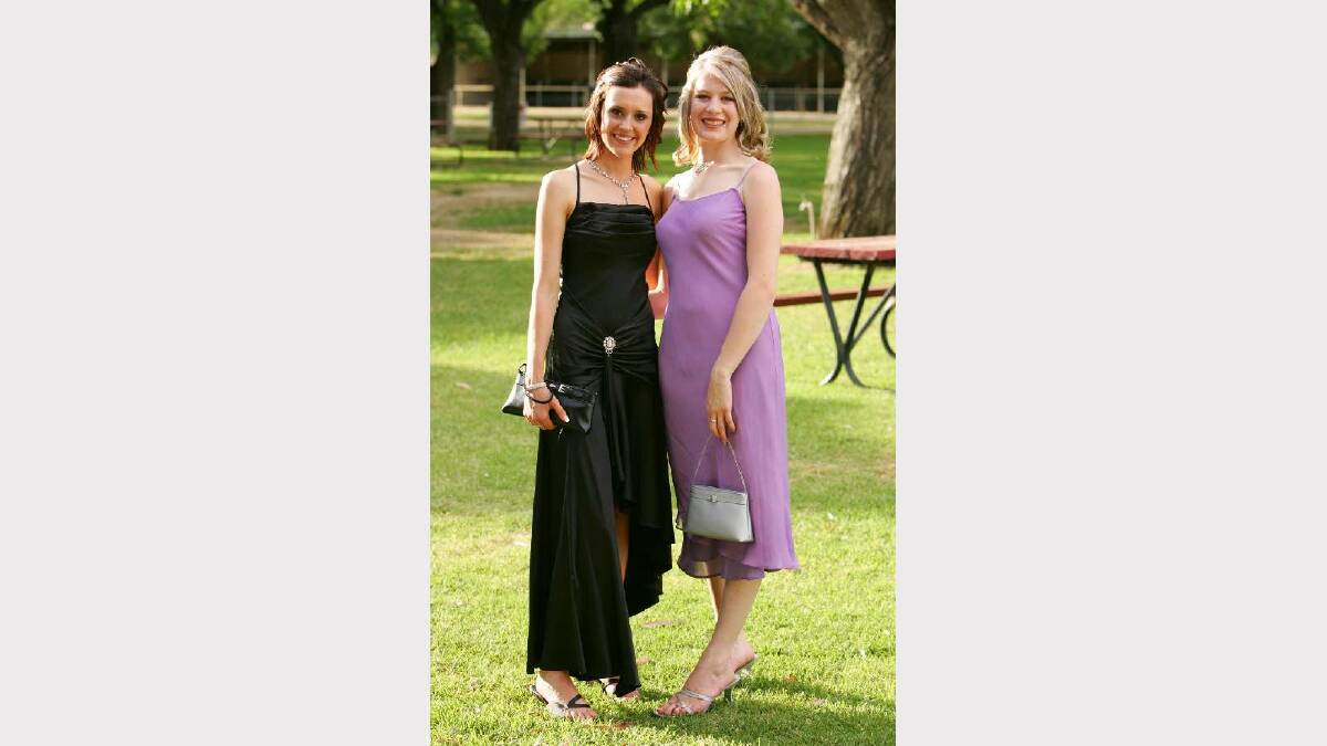 Rhyse Bourke and Katherine Furner at the Coolamon Central School formal in 2005. Picture: Brett Koschel
