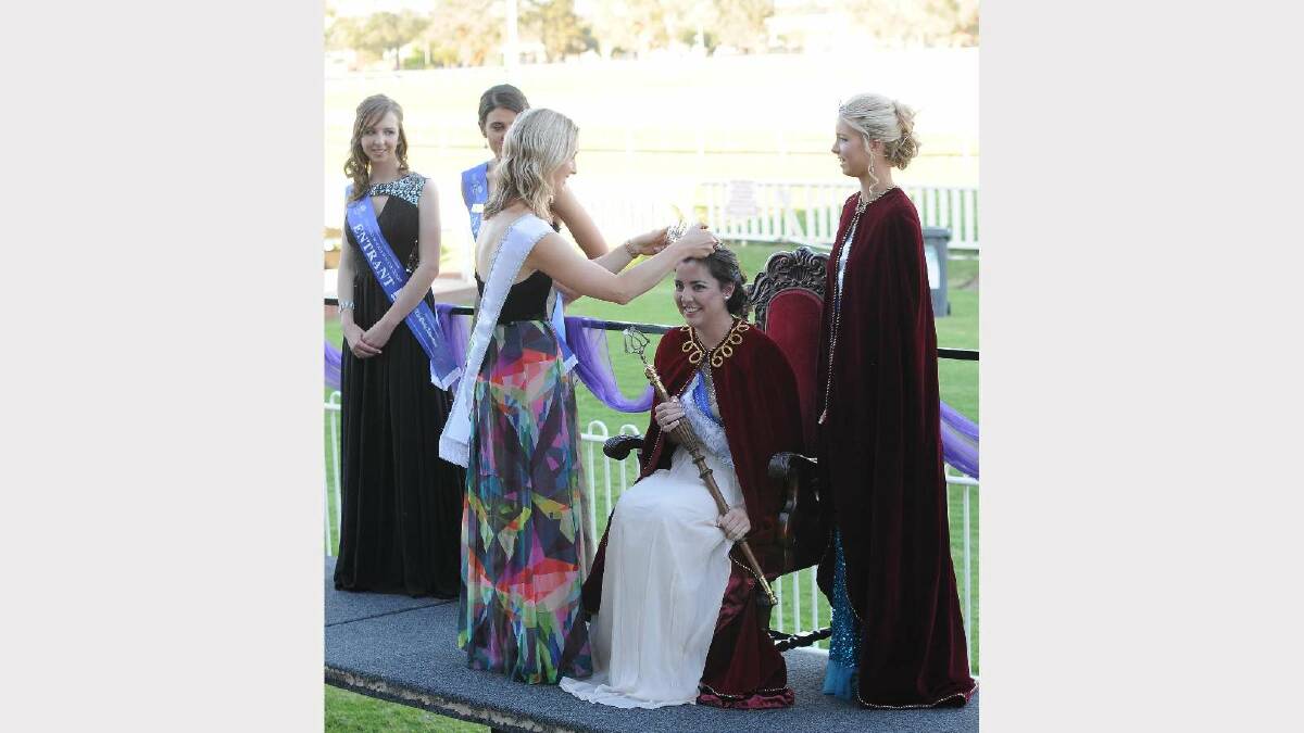Miss Wagga 2014 crowning ceremony. Jane Morton is crowned Miss Wagga 2014. Picture: Jacinta Coyne