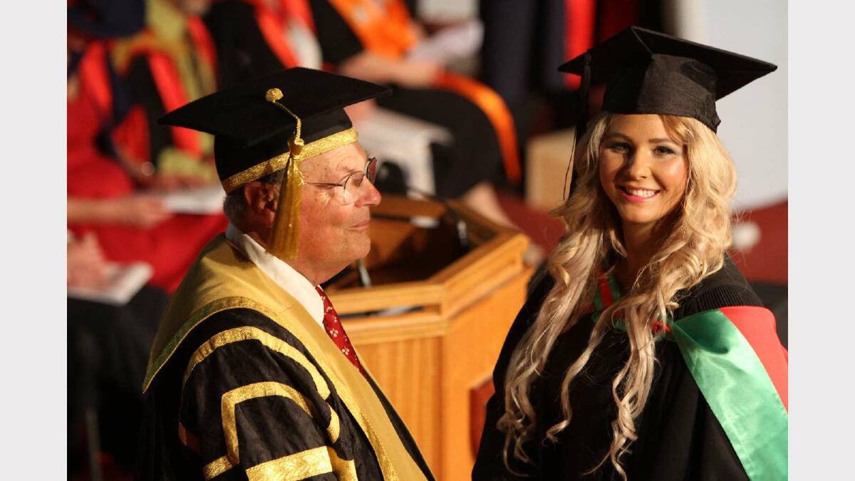 Graduating from Charles Sturt University with a Bachelor of Education (Primary) is Samantha Swaysland. Picture: Daisy Huntly
