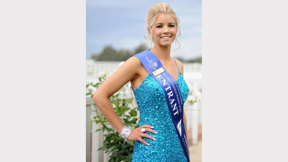 Miss Wagga 2014 crowning ceremony. Entrant Cayde Cheney. Picture: Jacinta Coyne