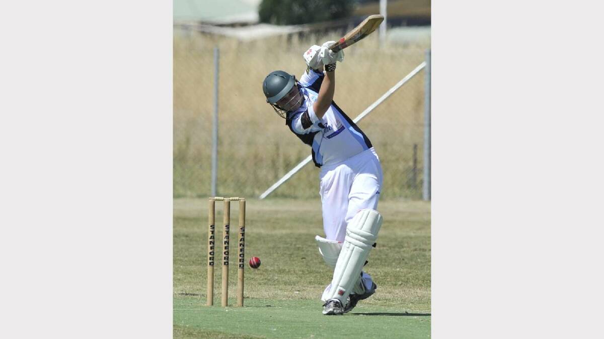 U15s CRICKET: South Wagga v Wagga City at Parramore Park. Jay Butler for South Wagga. Picture: Les Smith