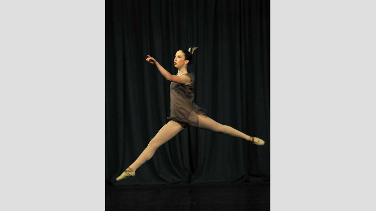 Classical ballet championship 13 and 14 years... Anika De Ruyter of ACT. Picture: Les Smith