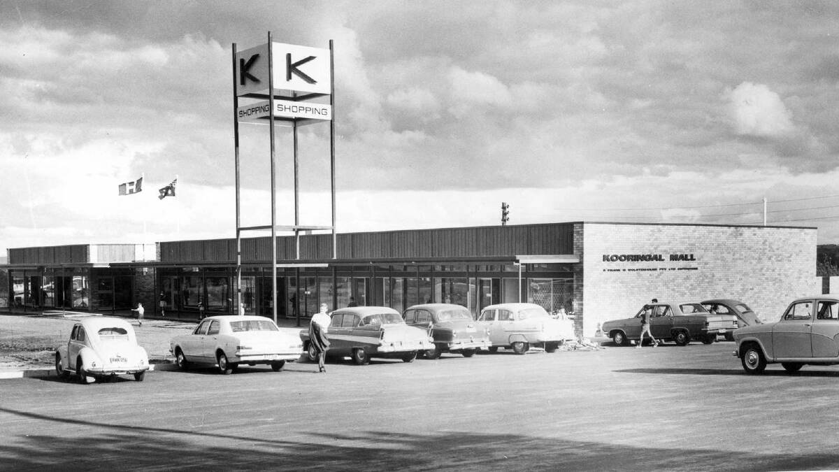 The Kooringal Mall, circa 1965. Picture: Wagga and District Historical Society