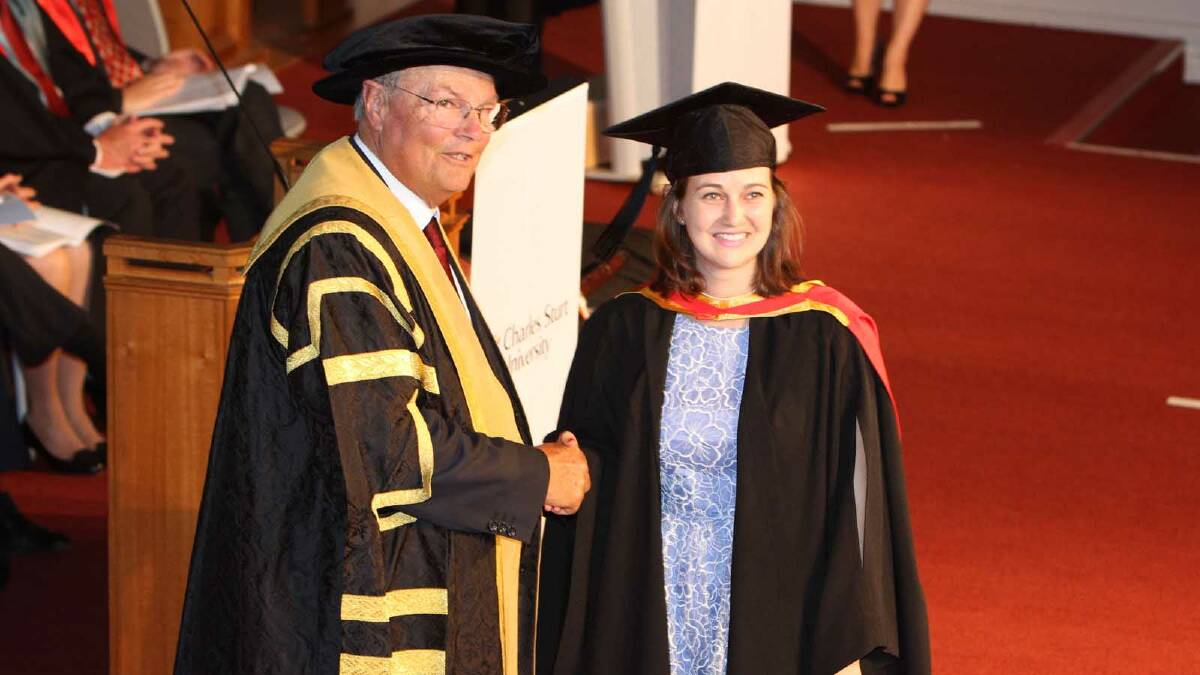 Graduating from Charles Sturt University with a Bachelor of Pharmacy is Annika Rookyard. Picture: Daisy Huntly