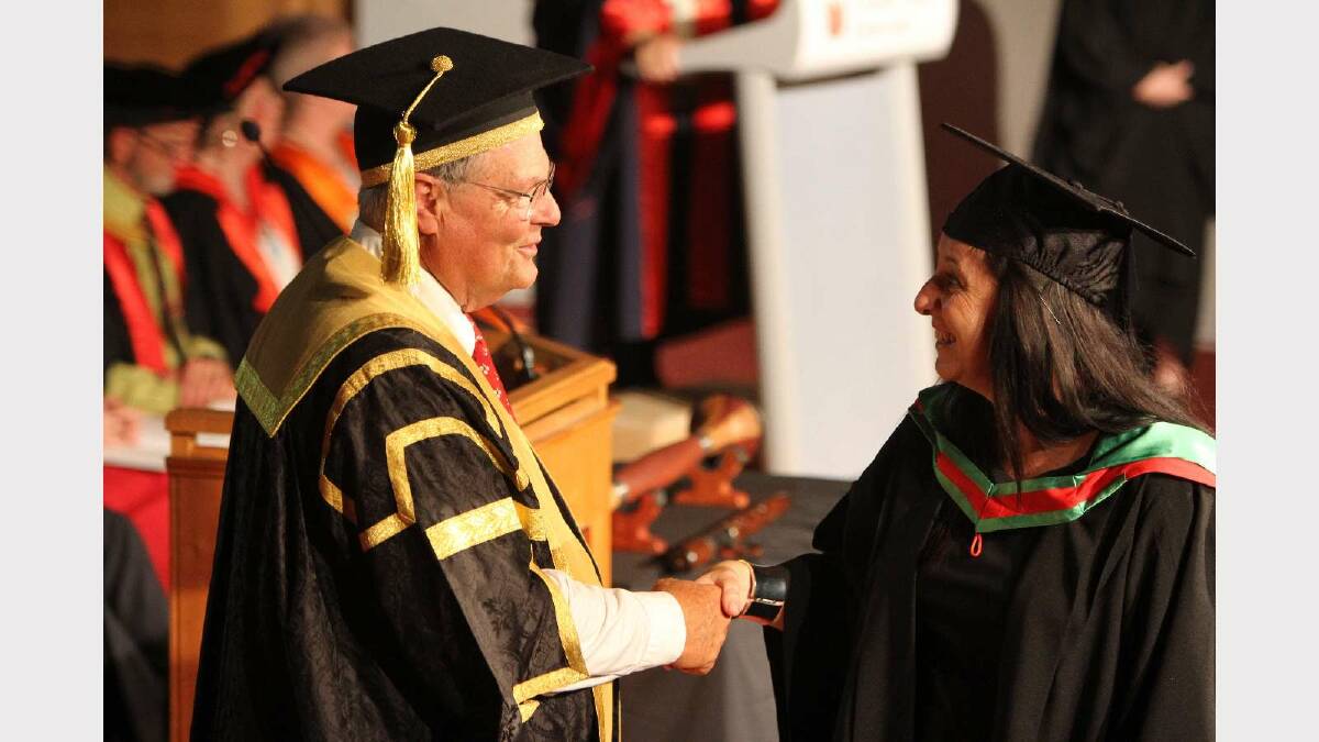 Graduating from Charles Sturt University with a Bachelor of Education (Primary) is Melissa Barnes. Picture: Daisy Huntly