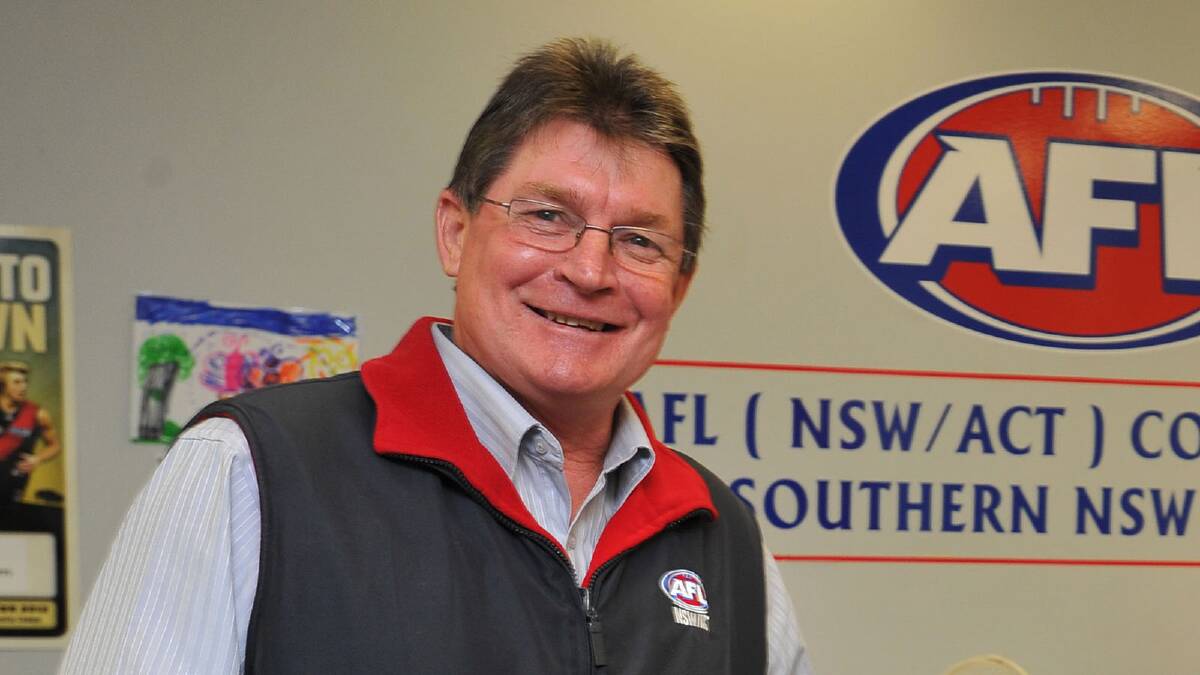 Southern NSW community football manager Paul Habel.