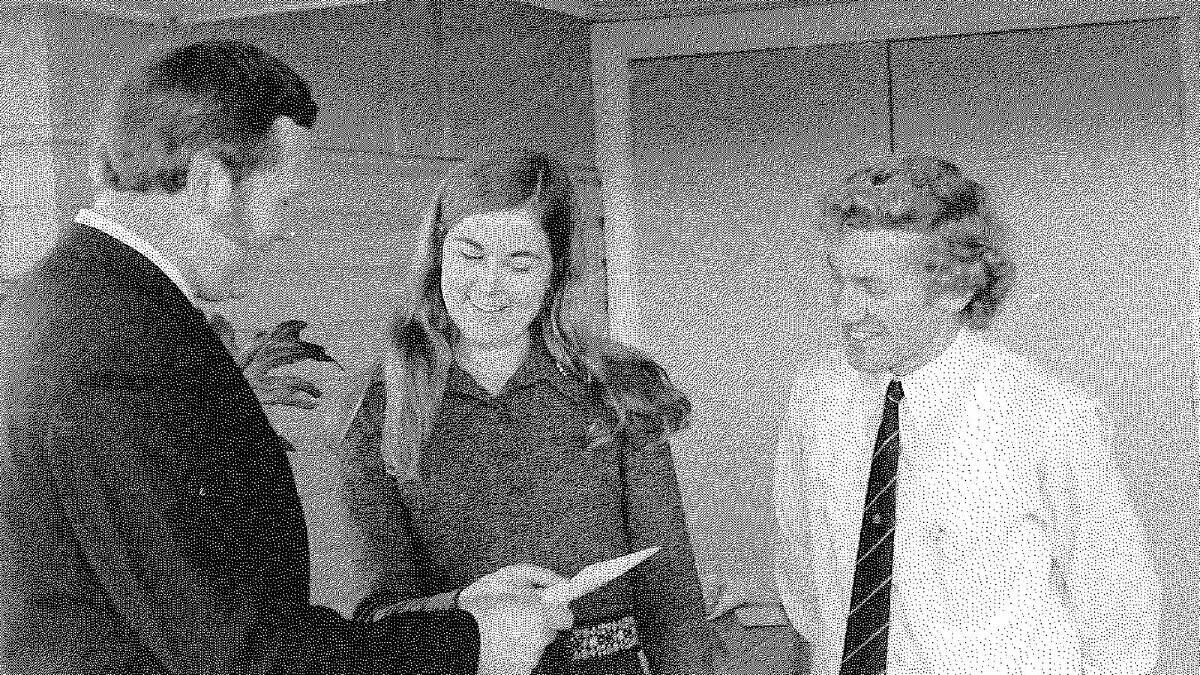 A meeting of the Student Aid in 1971. Picture: Regional Archives