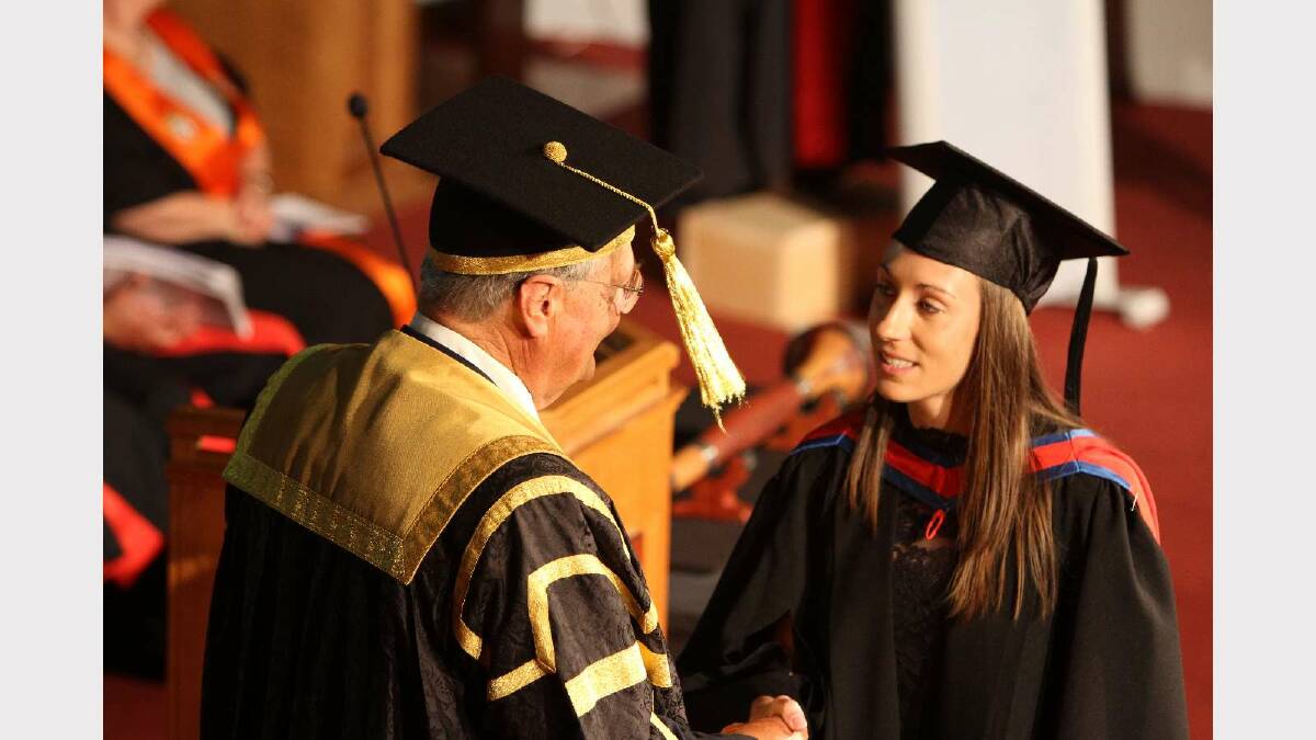 Graduating from Charles Sturt University with a Bachelor of Business (Accounting) is Emily Hyde. Picture: Daisy Huntly